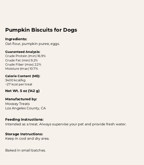 Pumpkin Biscuit